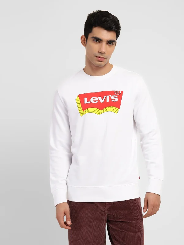 Men's Brand Logo Crew Neck Sweatshirt Casual Men's Japanese 