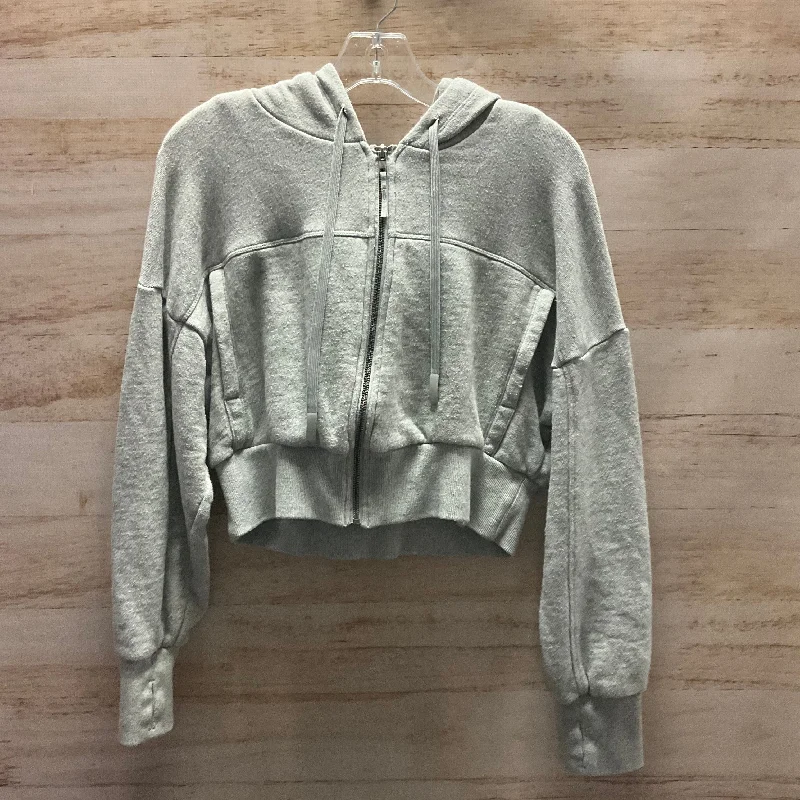 Sweatshirt Hoodie By Joy Lab In Grey, Size: M Tailored